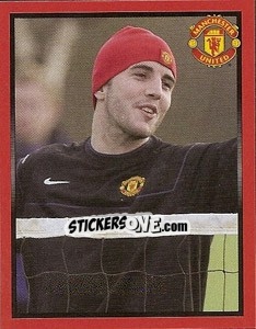 Sticker John O'Shea in training