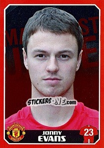 Cromo Jonny Evans - Manchester United 2008-2009 - Panini