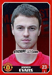 Sticker Jonny Evans - Manchester United 2008-2009 n. 140 - Panini