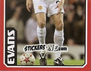 Figurina Jonny Evans (2 of 2) - Manchester United 2008-2009 - Panini