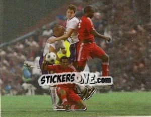 Sticker Jonny Evans in action - Manchester United 2008-2009 - Panini