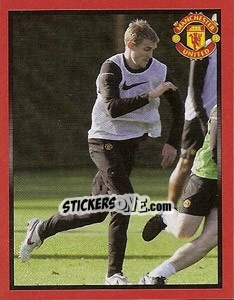Sticker Darren Fletcher in training