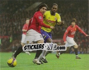 Sticker Carlos Tevez in action - Manchester United 2008-2009 n. 162 - Panini