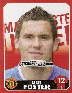 Sticker Ben Foster - Manchester United 2008-2009 n. 163 - Panini