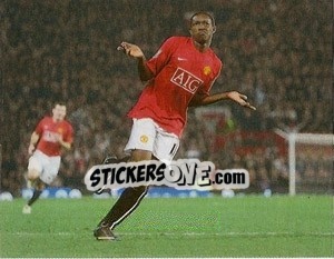 Sticker Danny Welbeck in action - Manchester United 2008-2009 n. 165 - Panini