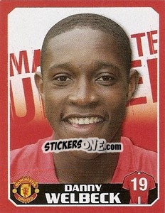 Sticker Danny Welbeck - Manchester United 2008-2009 n. 166 - Panini