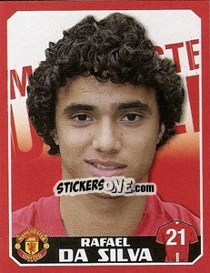 Sticker Rafael da Silva - Manchester United 2008-2009 n. 167 - Panini