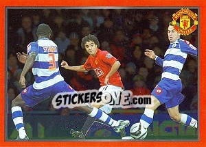Cromo Rafael da Silva in action - Manchester United 2008-2009 n. 168 - Panini