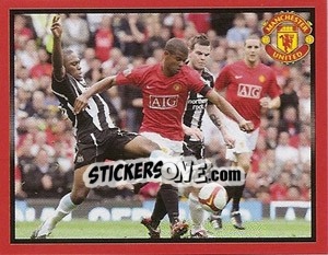 Cromo Fraizer Campbell in action - Manchester United 2008-2009 - Panini