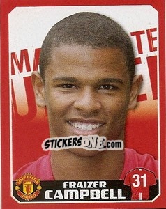 Sticker Fraizer Campbell - Manchester United 2008-2009 n. 172 - Panini