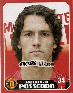 Figurina Rodrigo Possebon - Manchester United 2008-2009 - Panini