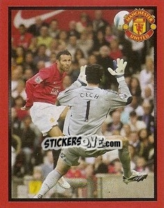 Sticker Manchester United v Chelsea - Giggs - Manchester United 2008-2009 n. 175 - Panini