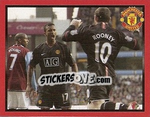 Figurina Aston Villa V Manchester United - Nani / Rooney