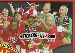 Sticker Team and trophies collage (2 of 6) - Manchester United 2008-2009 n. 188 - Panini