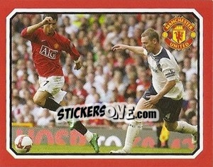 Sticker Bolton Wanderers v Manchester United - Ronaldo - Manchester United 2008-2009 - Panini