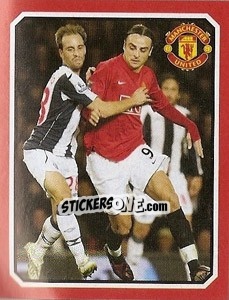 Sticker West Bromwih Albion v Manchester United - Berbatov - Manchester United 2008-2009 n. 199 - Panini