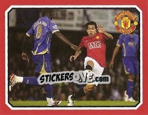 Sticker Manchester United v Portsmouth - Tevez - Manchester United 2008-2009 - Panini