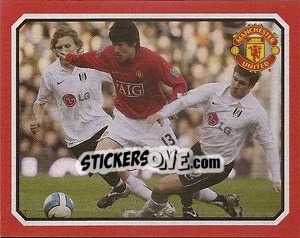 Sticker Fulham v Manchester United - Ji-Sung Park - Manchester United 2008-2009 n. 202 - Panini
