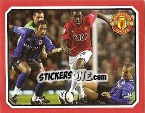 Sticker Middlesbrough v Manchester United - Welbeck - Manchester United 2008-2009 - Panini
