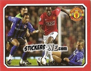 Sticker Middlesbrough v Manchester United - Welbeck - Manchester United 2008-2009 n. 205 - Panini