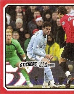 Sticker Manchester United v Manchester City - Berbatov (1 of 2) - Manchester United 2008-2009 n. 206 - Panini
