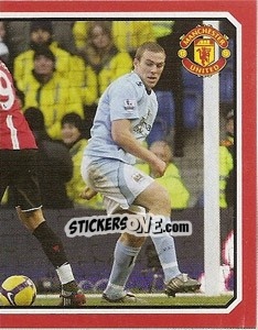 Sticker Manchester United v Manchester City - Berbatov (2 of 2) - Manchester United 2008-2009 n. 207 - Panini