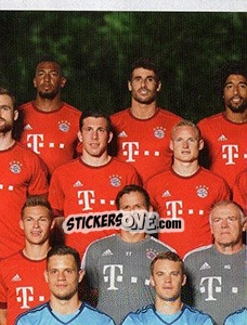 Figurina Team photo - Fc Bayern München 2015-2016 - Panini