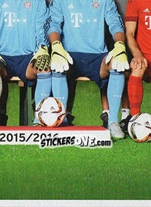 Sticker Team photo - Fc Bayern München 2015-2016 - Panini
