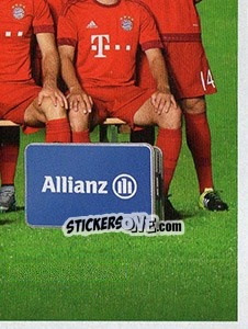 Sticker Team photo - Fc Bayern München 2015-2016 n. 9 - Panini