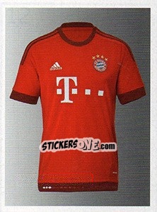 Sticker Home Kit - Fc Bayern München 2015-2016 n. 12 - Panini
