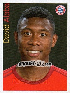 Sticker David Alaba - Fc Bayern München 2015-2016 n. 65 - Panini