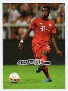 Sticker David Alaba - Fc Bayern München 2015-2016 n. 70 - Panini