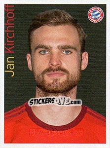 Sticker Jan Kirchhoff - Fc Bayern München 2015-2016 n. 73 - Panini