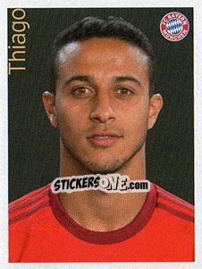 Sticker Thiago Alcántara - Fc Bayern München 2015-2016 - Panini