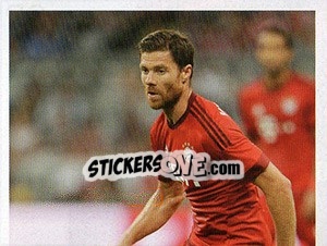 Sticker Xabi Alonso - Fc Bayern München 2015-2016 n. 98 - Panini