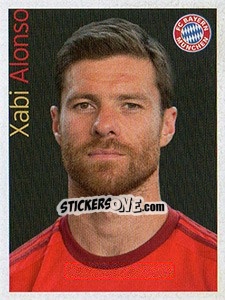 Sticker Xabi Alonso - Fc Bayern München 2015-2016 - Panini