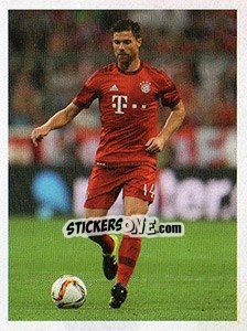 Sticker Xabi Alonso - Fc Bayern München 2015-2016 n. 101 - Panini