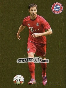 Sticker Xabi Alonso - Fc Bayern München 2015-2016 n. 102 - Panini