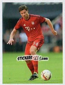Sticker Xabi Alonso - Fc Bayern München 2015-2016 n. 103 - Panini