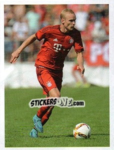 Sticker Sebastian Rode - Fc Bayern München 2015-2016 n. 115 - Panini