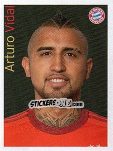 Sticker Arturo Vidal - Fc Bayern München 2015-2016 n. 116 - Panini