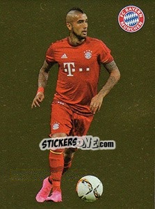 Cromo Arturo Vidal - Fc Bayern München 2015-2016 - Panini