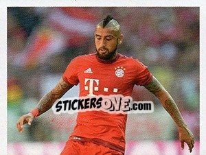 Sticker Arturo Vidal - Fc Bayern München 2015-2016 n. 118 - Panini