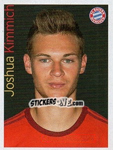 Sticker Joshua Kimmich - Fc Bayern München 2015-2016 n. 124 - Panini