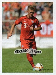 Sticker Joshua Kimmich - Fc Bayern München 2015-2016 n. 125 - Panini