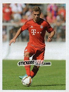 Sticker Joshua Kimmich - Fc Bayern München 2015-2016 n. 127 - Panini