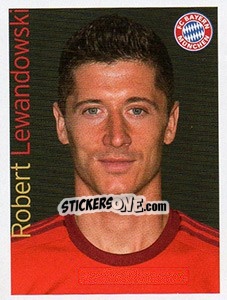 Sticker Robert Lewandowski - Fc Bayern München 2015-2016 n. 144 - Panini