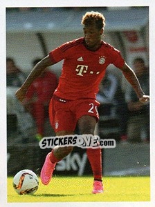 Sticker Kingsley Coman - Fc Bayern München 2015-2016 n. 156 - Panini