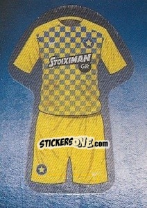 Sticker Asteras Tripoli home jersey - Superleague Ελλάδα 2015-2016 n. 7 - Panini