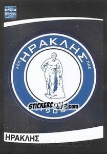 Cromo Iraklis emblem - Superleague Ελλάδα 2015-2016 n. 15 - Panini
